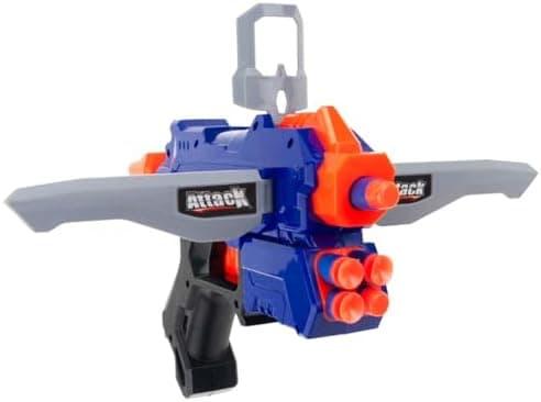 Nerf-Pistole mit 8 Schaumstoffgeschossen für Kinder
| Spielzeugpistole mit Schaumstoffgeschossen zur Zielschockierung
|