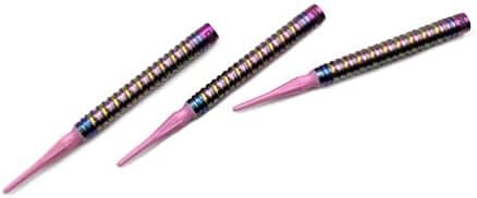 CUESOUL Green/Pink/Blue GEMS Stone Tungstendart mit 90% Tungsten und Gradient Farben für Profis ROST Flights 19g/20g