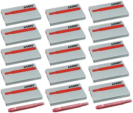 LAMY T10 2er Set löschbare Tintenpatronen mit großem Tintenvorrat - für Professionellen - Ideal für Schreibarbeit im Bür