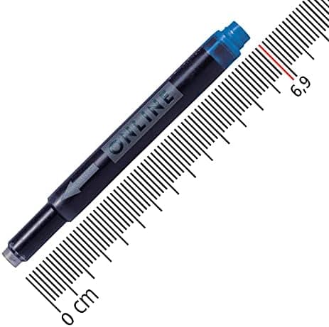 ONLINE Kompatible LAMY Tintenpatronen blau, Universal Patrice, löschbar, für Füllhalter & Tintenroller - Vorteilspack Ko