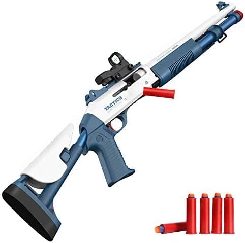 Tovol Zerky Shell Auswurf Schrotflinte Spielzeug Schaum Blaster - Scharfschützengewehr für Erwachsene und Jugendliche, g