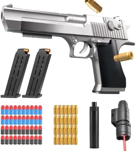 Sicherheits-Schaumstoff-Blaster Toy Gun für 14+, Soft Foam Bullet Blaster Toy zur Sicherheitstraining-Simulation, Schaum