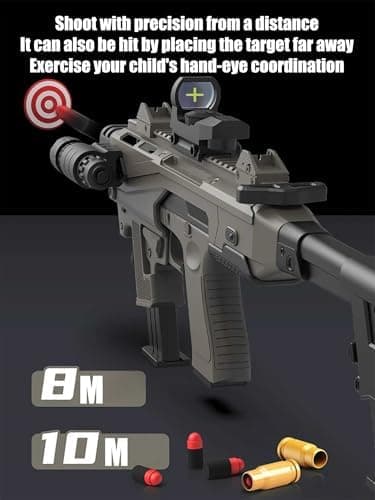 Spielzeugpistole Reichweite 8-10m + Soft Bullet Guns Toy
| Soft Bullet Guns Toy +20 Stück Weiche Kugeln
| Spielzeug Waf