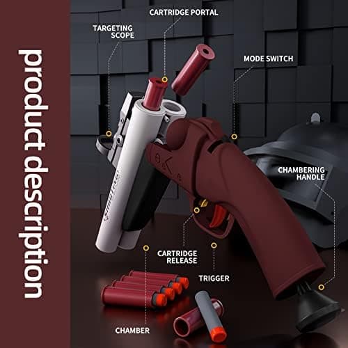Double Barrel Schrotflinte Spielzeug - Ejecting Shell + Double Shoot + Kinder ab 8 + Spiel + #Sicherheitstag