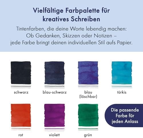 LAMY T10 2er Set löschbare Tintenpatronen mit großem Tintenvorrat - für Professionellen - Ideal für Schreibarbeit im Bür