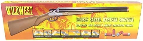 Toyland® Western Schrotflinte 75cm mit Sound-Effekt und Auswerfen Shells für Kinder bei Spielabo Tage und Abende mit Fli