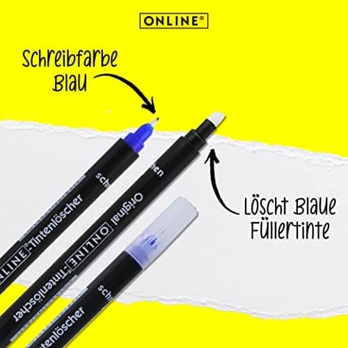 ONLINE Kompatible LAMY Tintenpatronen blau, Universal Patrice, löschbar, für Füllhalter & Tintenroller - Vorteilspack Ko