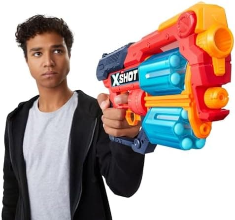 XSHOT Excel Xcess Schaumstoffdart-Blaster für взрослые bei Haus- und Partyveranstaltungen mit 16 Darts