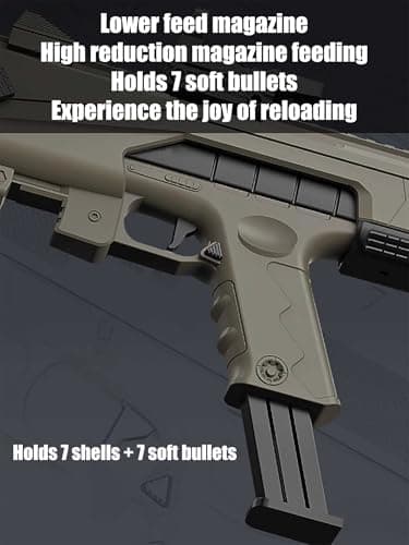 Spielzeugpistole Reichweite 8-10m + Soft Bullet Guns Toy
| Soft Bullet Guns Toy +20 Stück Weiche Kugeln
| Spielzeug Waf