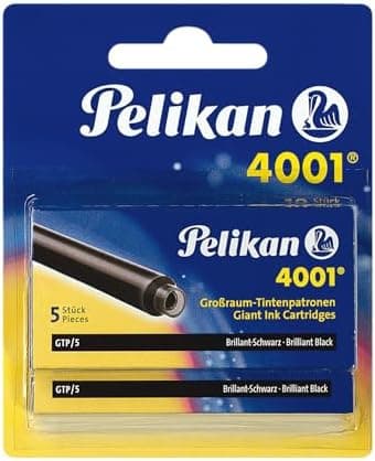 Pelikan Tintenpatronen 4001 königsblau - 20 Stück Etui´S mit Großraum-Patronen