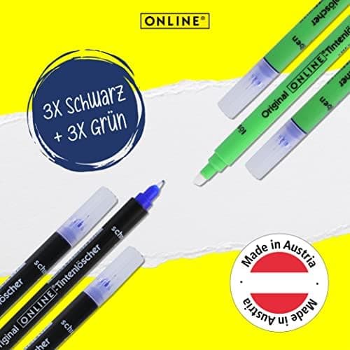 ONLINE Kompatible LAMY Tintenpatronen blau, Universal Patrice, löschbar, für Füllhalter & Tintenroller - Vorteilspack Ko