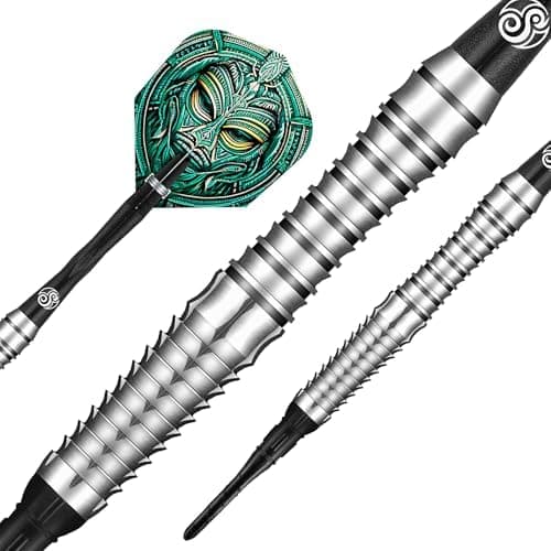 Shot! Tribal Weapon Toki Soft Tip Darts Set für Profis - 90% Tungsten - Elektronische Dartschachte - Neuseeland Herstel
