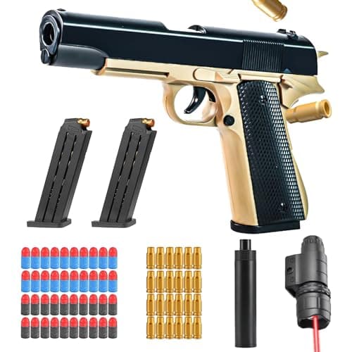 Sicherheitstraining mit Spielzeug Pistole - Soft Foam Blaster Toy für 14+