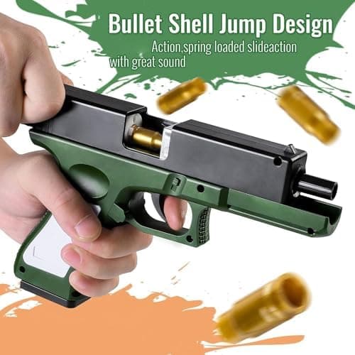 Sicherheits-Schaumstoff-Blaster Toy Gun für 14+, Soft Foam Bullet Blaster Toy zur Sicherheitstraining-Simulation, Schaum