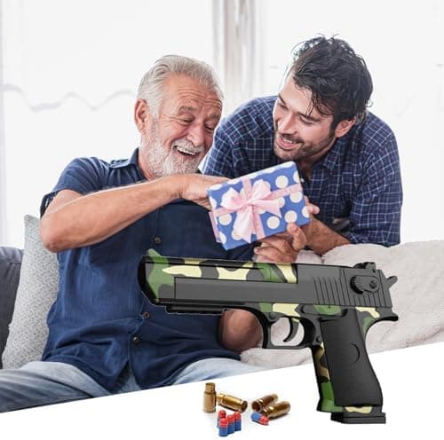 Sicherheits-Schaumstoff-Blaster Toy Gun für 14+, Soft Foam Bullet Blaster Toy zur Sicherheitstraining-Simulation, Schaum