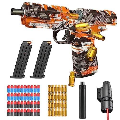 Sicherheits-Schaumstoff-Blaster Toy Gun für 14+, Soft Foam Bullet Blaster Toy zur Sicherheitstraining-Simulation, Schaum