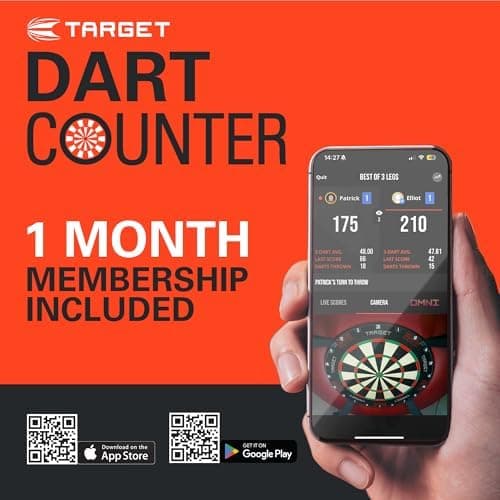 PROMIERTarget Darts Redux-Softdarts Dartpfeil-Set 18 g | 90-%-Tungsten | Pro Grip Schäfte | Pro Ultra Flights | Pixel-Po