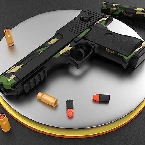 Sicherheits-Schaumstoff-Blaster Toy Gun für 14+, Soft Foam Bullet Blaster Toy zur Sicherheitstraining-Simulation, Schaum