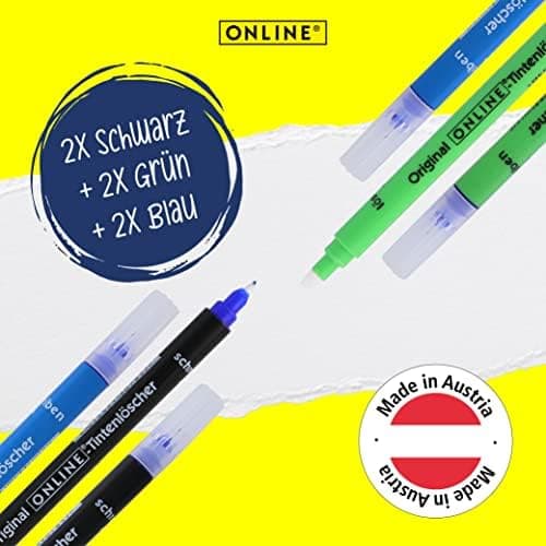 ONLINE Kompatible LAMY Tintenpatronen blau, Universal Patrice, löschbar, für Füllhalter & Tintenroller - Vorteilspack Ko