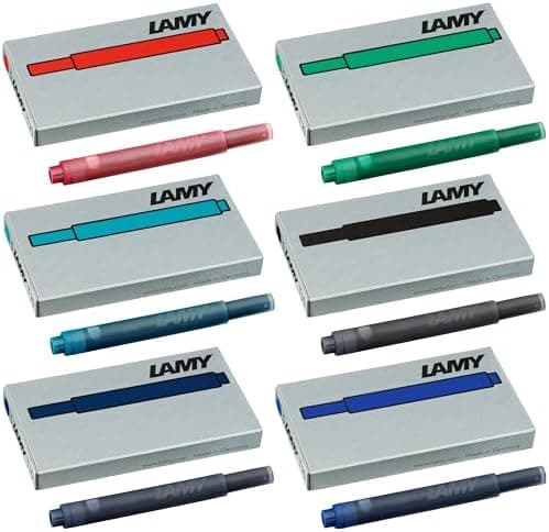 LAMY T10 2er Set löschbare Tintenpatronen mit großem Tintenvorrat - für Professionellen - Ideal für Schreibarbeit im Bür