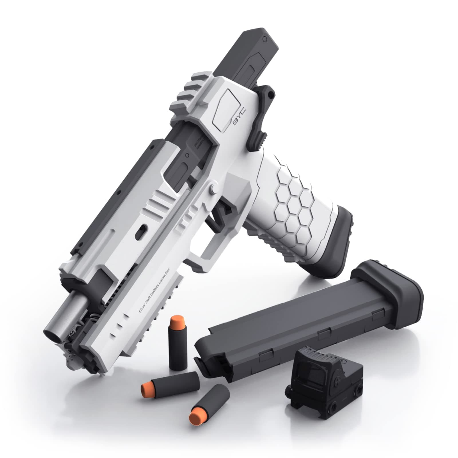 Tovol Zerky Schaumstoff Blaster Pistole mit Patronen Magazin für Kinder und Jugendliche
| Tovol Zerky Blaster Pistole m