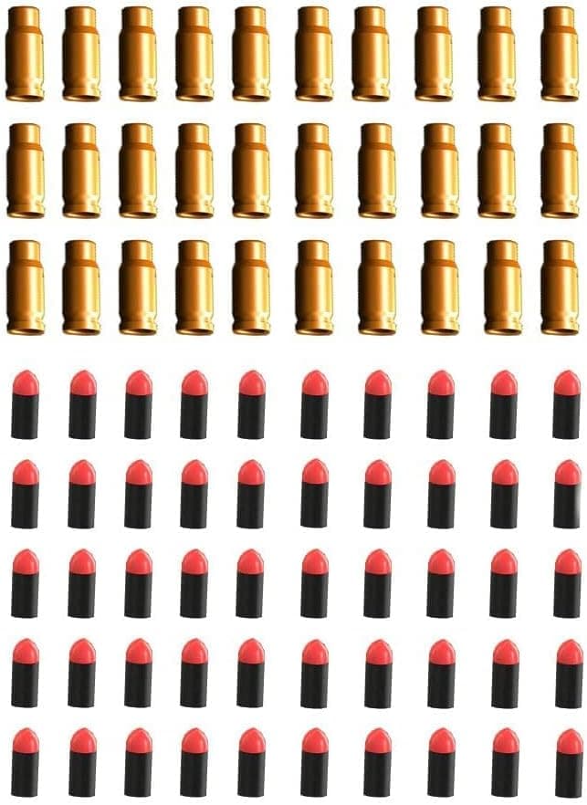 Schaumstoff Munition voor Kinder-Spiele - 100 Stück für Jungen und Mädchen